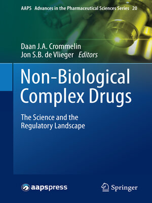 cover image of Non-Biological Complex Drugs